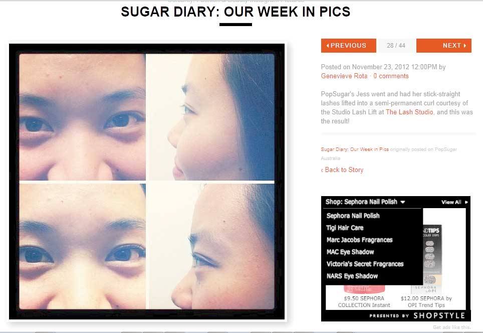 PopSugars's Sugar Diary